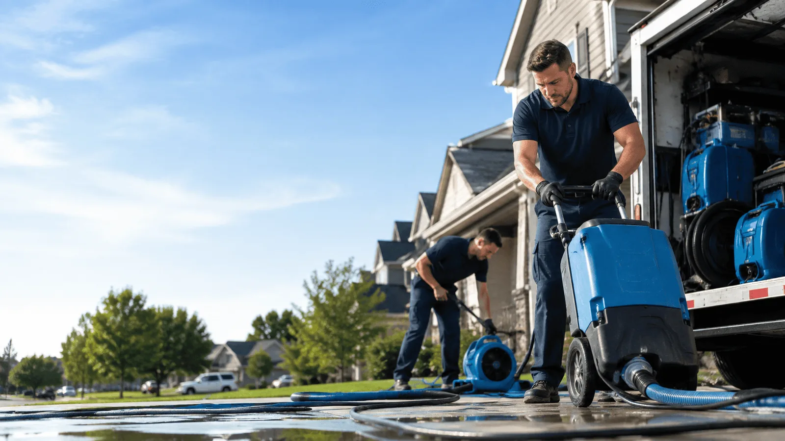 Dehumidification being performed in Allenwood, NJ